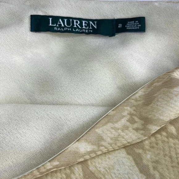 Lauren by Ralph Lauren python print skirt sz 2 - Picture 2 of 10